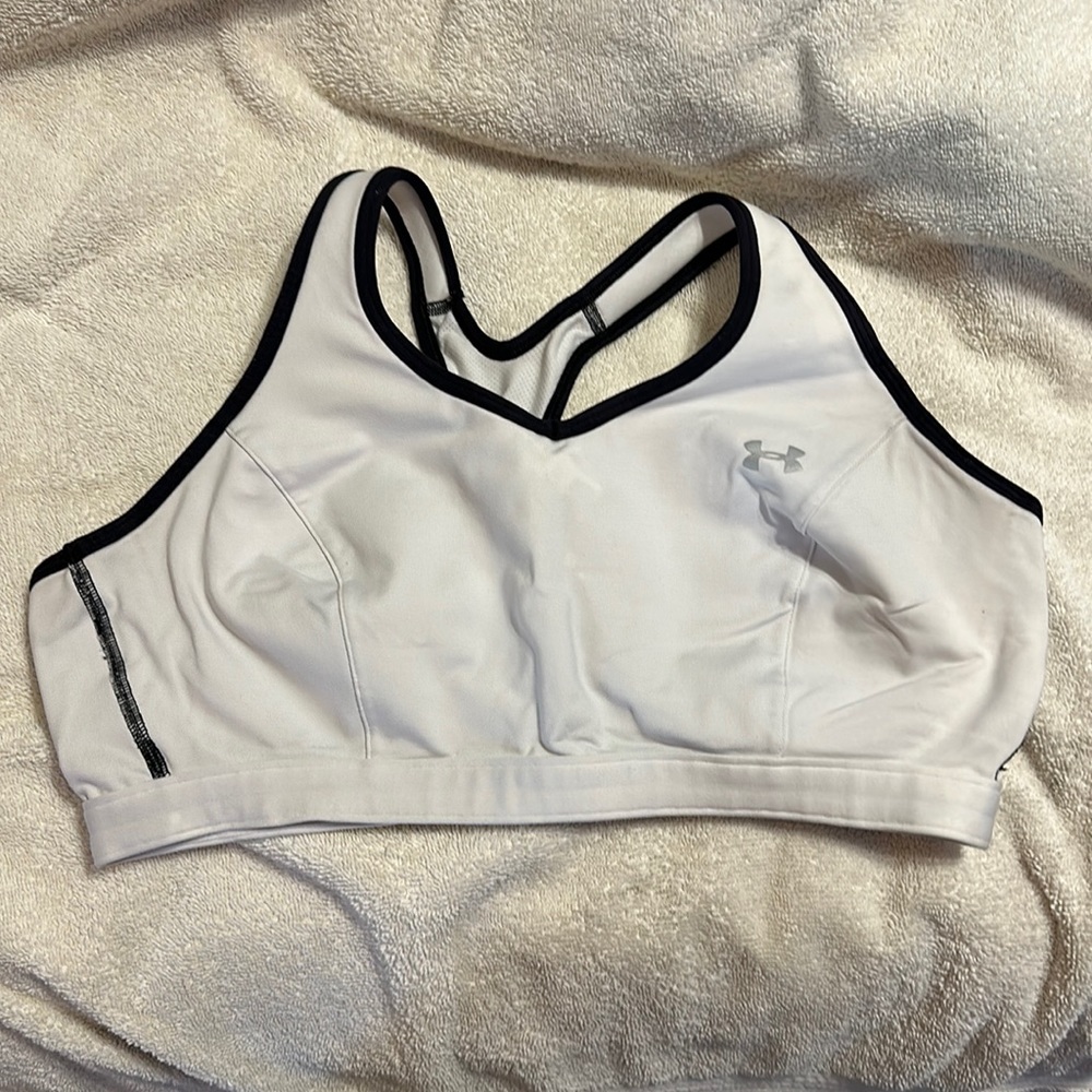 Under armor, sports bra, size large